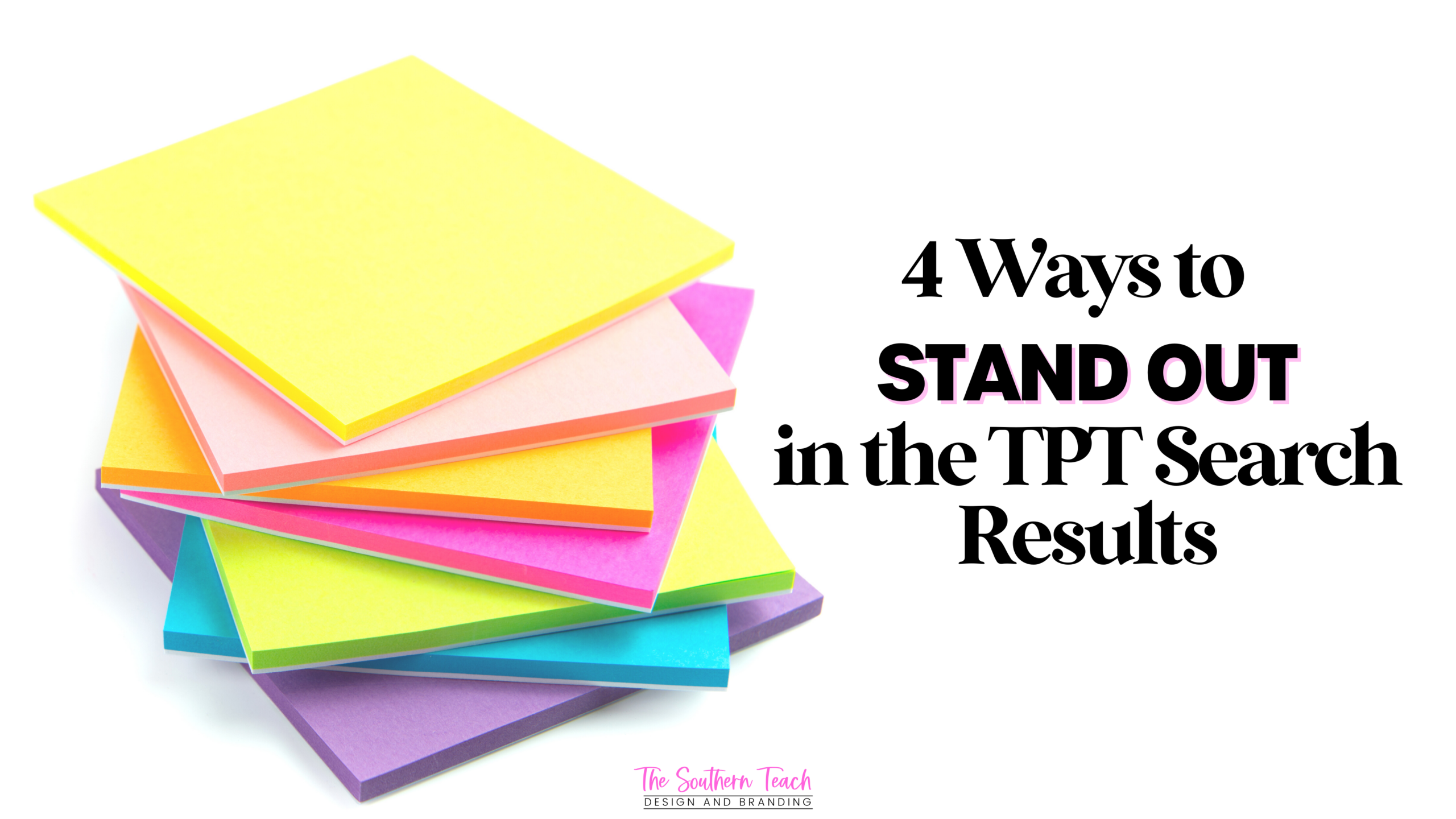 Stand out in the TPT search results blog post